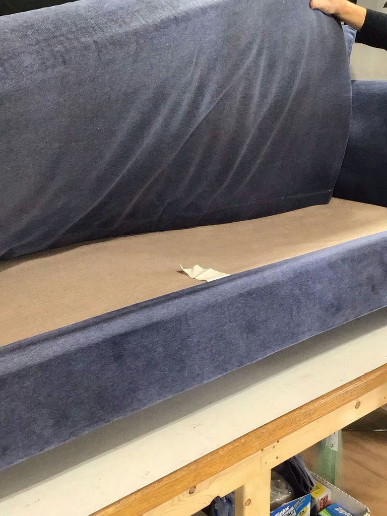 Essentials Blue Sofa - image 8 of 12