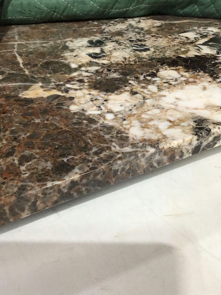 Marble & Metal Console Table - image 8 of 8