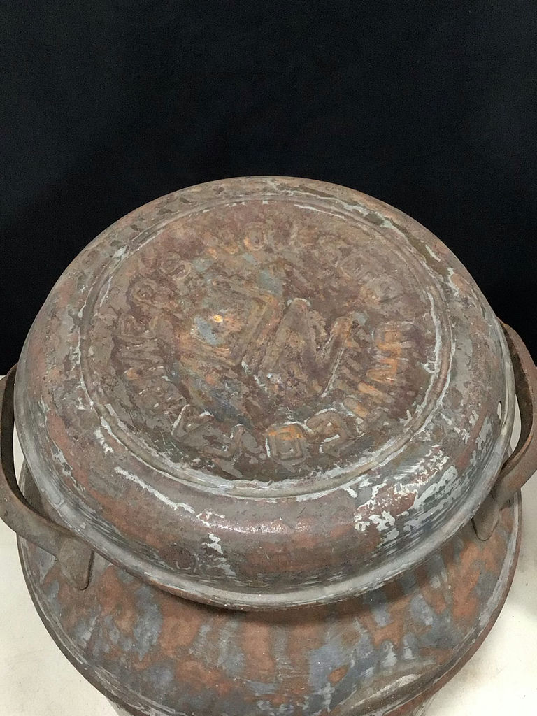 Antique Steel Dairy / Milk Jugs - image 3 of 4