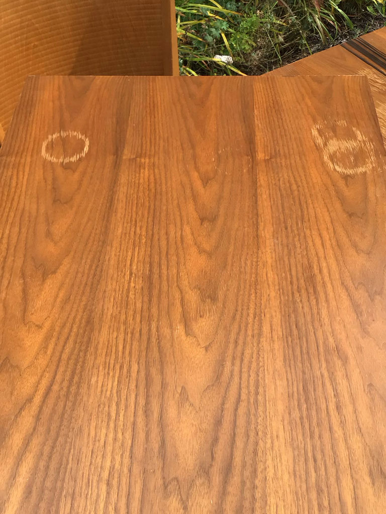 Large MCM Dining Table w/Leaves - image 11 of 13