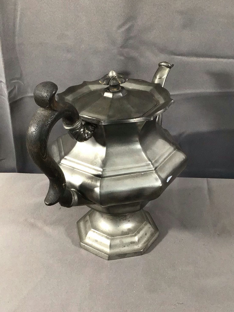 Antique James Dixon & Sons Pewter Teapot - image 2 of 8