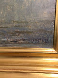 Antique Framed Paint on Canvas - thumbnail 3 of 10