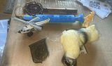 Small Lot 1970s 80 Toys Smoky The Bear Tin Japan Helicopter - thumbnail 1 of 14