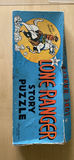 1950 Long Ranger Story Puzzle Four Set In Original Box - thumbnail 1 of 7