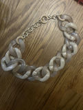 Pair Of Chunky Chain Modern Lucite Women’s Necklaces - thumbnail 2 of 6