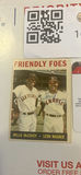 1964 Topps Baseball Card Friendly Foes Signed Leon Wagner - thumbnail 3 of 6