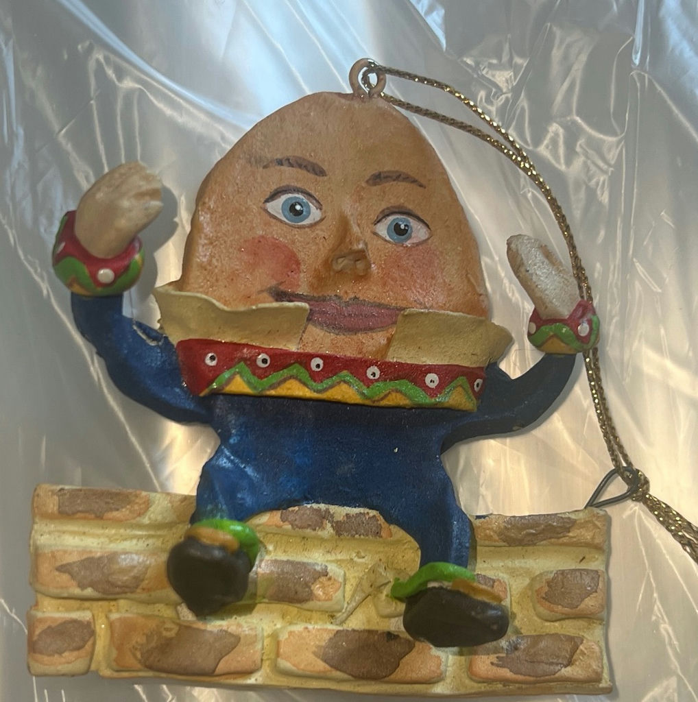 1999 Abler Bocavage Xmas Ornament Humpty Dumpty - image 1 of 2