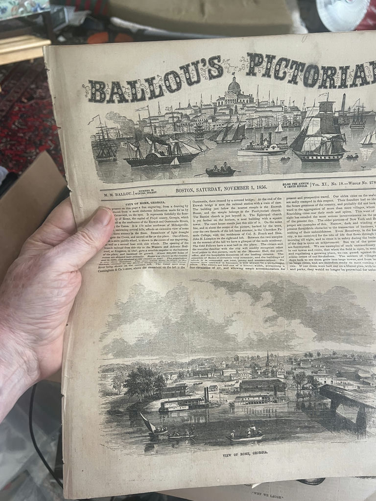 1850’s -1870s Newspapers Harper’s, Scranton Journal, Gleason - image 3 of 8