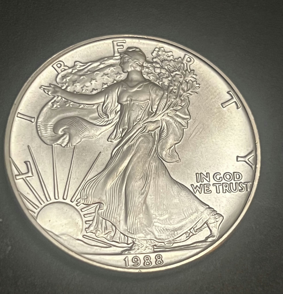 1988 US Silver Eagle High Grade Mint - image 1 of 2