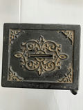Cast Iron Bank Black Paint Antique - thumbnail 2 of 8