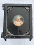 Cast Iron Bank Black Paint Antique - thumbnail 4 of 8