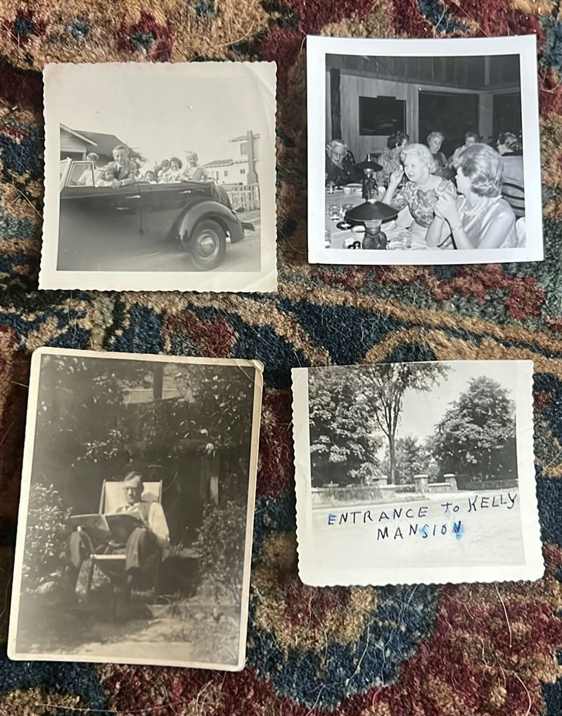 Lot Mid-century B&w Family Photos - image 8 of 12