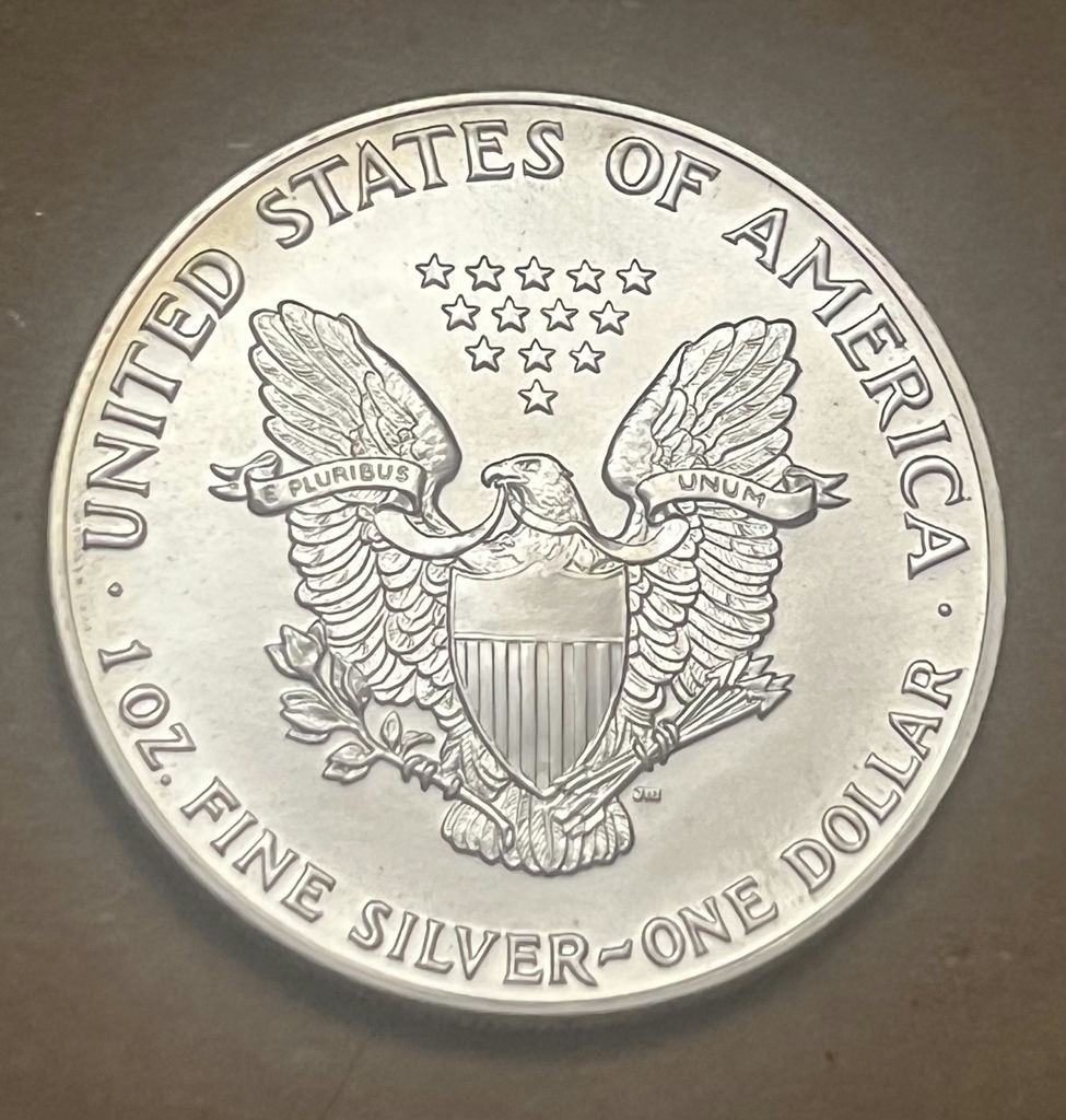 1987 US Mint Silver Eagle High Grade - image 2 of 2