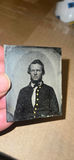 Civil War Tintype Of Bearded Soldier In Jacket & Beard - thumbnail 2 of 4
