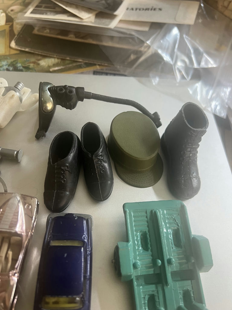 Lot GI Joe Parts And Dinky Tootsie Car Parts - image 5 of 21