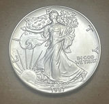 1987 US Mint Silver Eagle High Grade - thumbnail 1 of 2