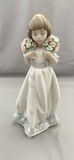 Lladro Young Girl Spring Bouquets In Box Perfect Condition, 1987 - thumbnail 1 of 6