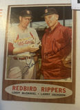 Lindy McDaniel Redbird Rippers Topps Card 306 Autograph And Certified - thumbnail 2 of 4
