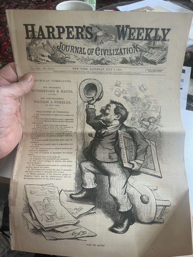 1850’s -1870s Newspapers Harper’s, Scranton Journal, Gleason - image 5 of 8
