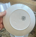 Two Antique White Iron Stone Salad Plates - thumbnail 6 of 6