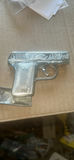 Hawkeye Chrome Cap Pistol & Fisher-Price 1979 Alien Figure - thumbnail 6 of 7