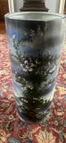 Chinese Antique Umbrella Vase Porcelain Floral - thumbnail 1 of 11