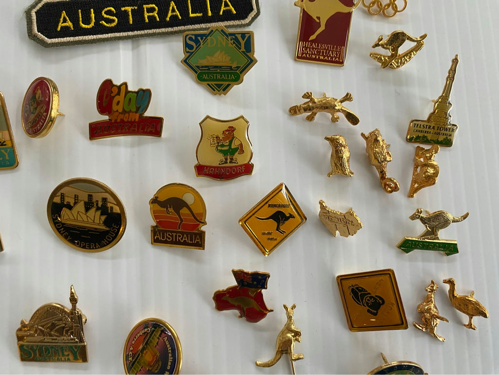 Large Lot Of Australian Patches And Trading Pins - image 4 of 8