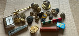 Lot Smalls Military Pins Advertising Early 1900s - thumbnail 1 of 12