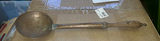 Large Copper & Wood Antique Ladle Spoon - thumbnail 1 of 7