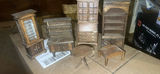 Lot Of Wooden Japanese 1960 Era Doll Furniture Handmade - thumbnail 1 of 16