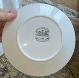 Two Antique White Iron Stone Salad Plates - thumbnail 5 of 6