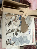 Large Box full 1940’s Paper Doll Book Cutouts Indians Ships Houses War - thumbnail 18 of 19