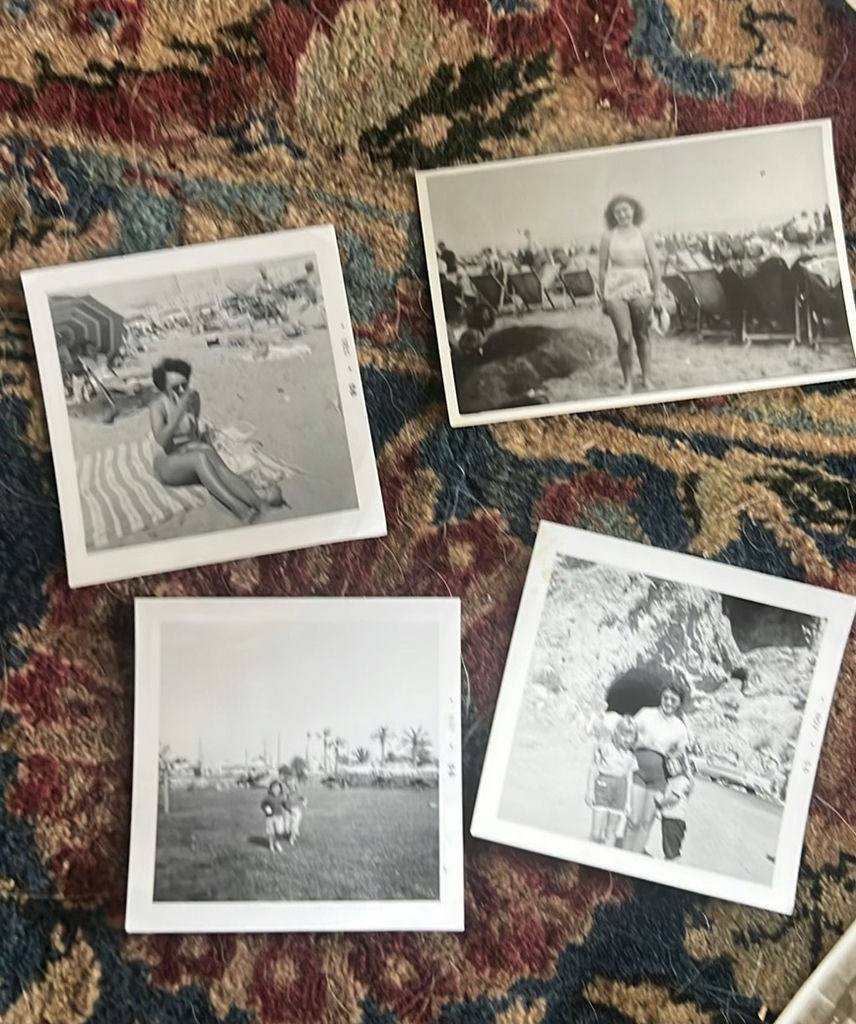 Lot Mid-century B&w Family Photos - image 7 of 12