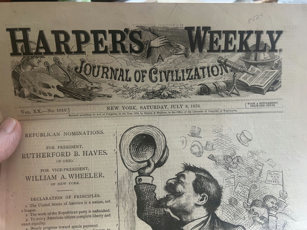1850’s -1870s Newspapers Harper’s, Scranton Journal, Gleason - image 7 of 8