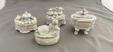 4 Lidded Trinket Boxes - thumbnail 3 of 12