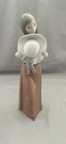 Lladro Figurine Bashful Girl With Sun Hat 5007 - thumbnail 1 of 5