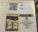 1964 Topps Baseball Card Friendly Foes Signed Leon Wagner - thumbnail 1 of 6