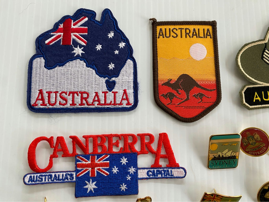 Large Lot Of Australian Patches And Trading Pins - image 2 of 8