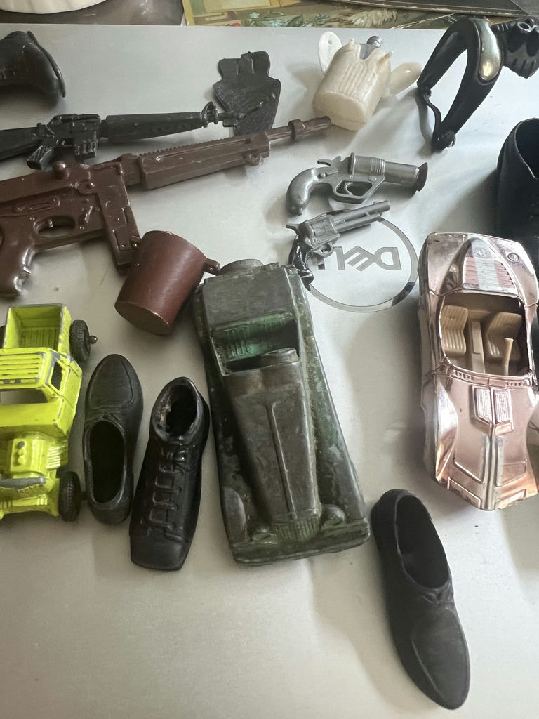 Lot GI Joe Parts And Dinky Tootsie Car Parts - image 3 of 21