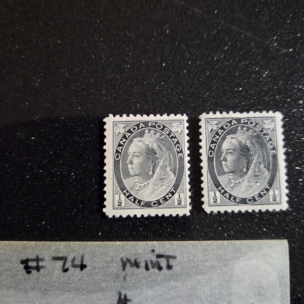 Queen Victoria Half Cent Stamps - image 2 of 2