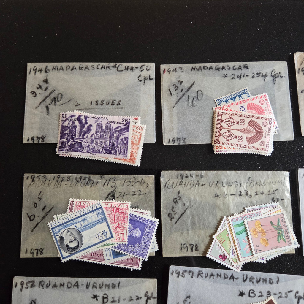 Madagascar & Rwanda Stamp Sets - image 3 of 5