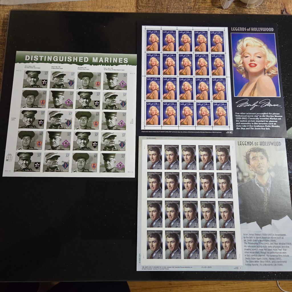 USA Stamp Sheets - image 1 of 3