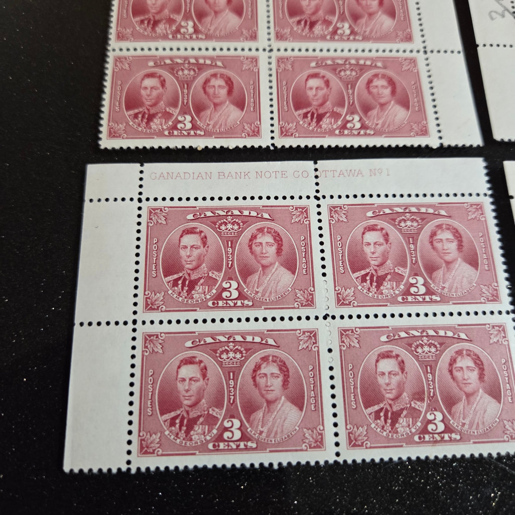 Canada 3 Cent Stamp Blocks - image 3 of 3