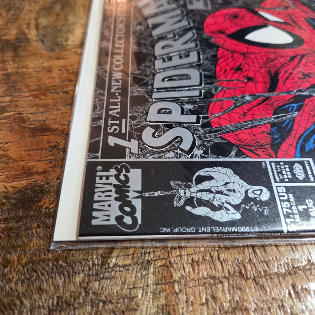 Spiderman #1 Silver Variant Cover - image 4 of 5
