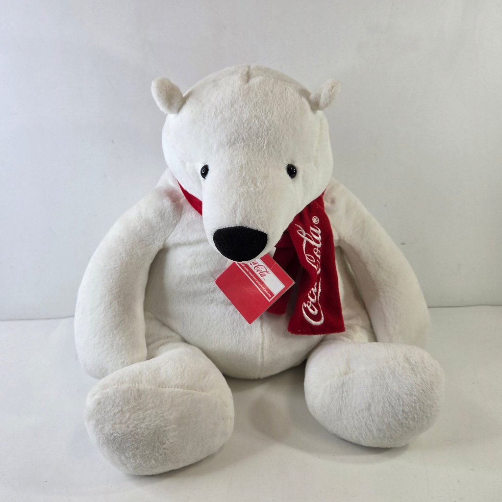 Large Coca Cola Plush Bear - image 1 of 4