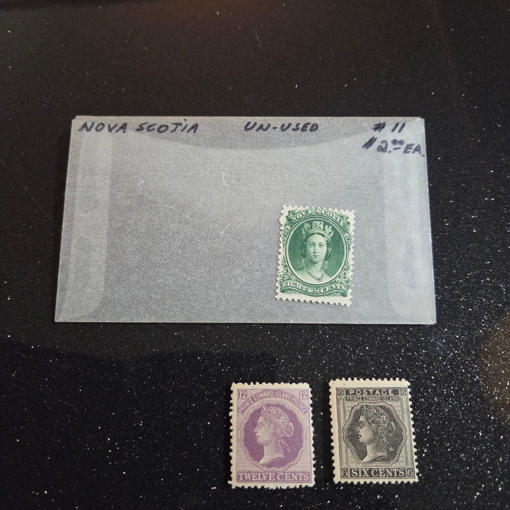 1800s Nova Scotia & PEI Stamps - image 1 of 3