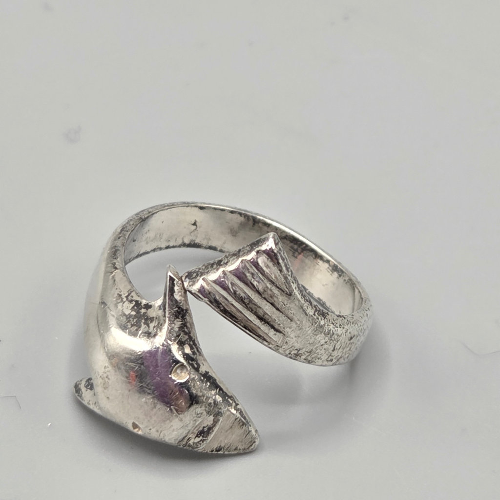 Sterling Silver Dolphin Ring - image 2 of 4