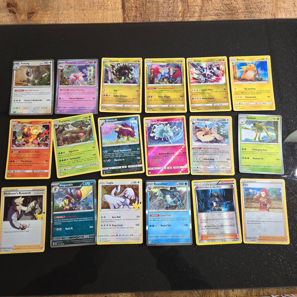 18 Pokemon Cards - image 1 of 4