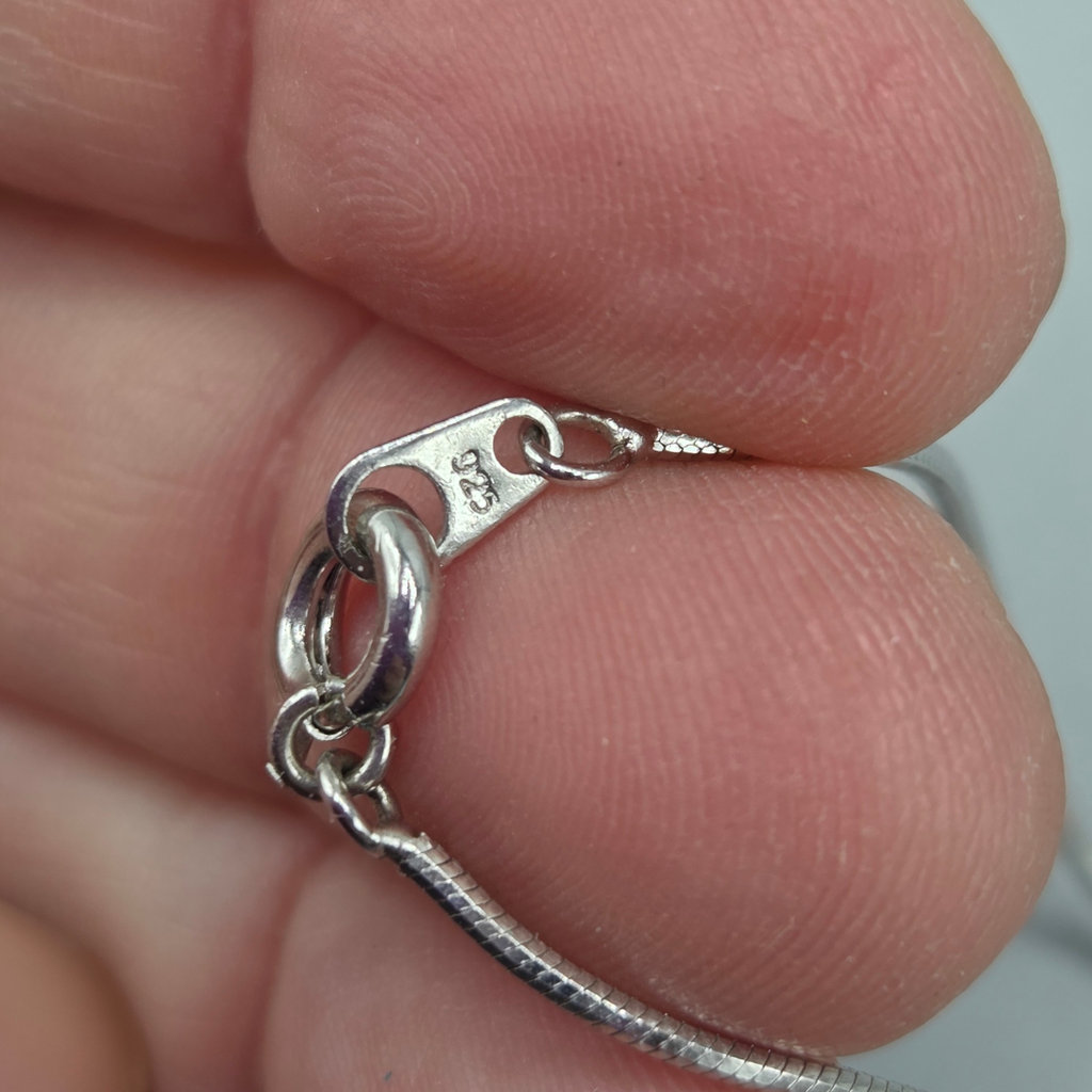 Real Pearl on Sterling Silver Chain - image 5 of 5