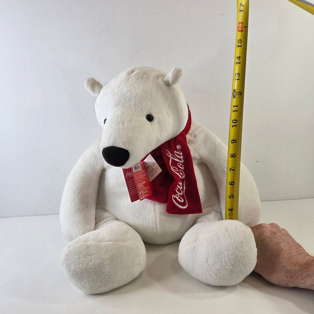 Large Coca Cola Plush Bear - image 3 of 4